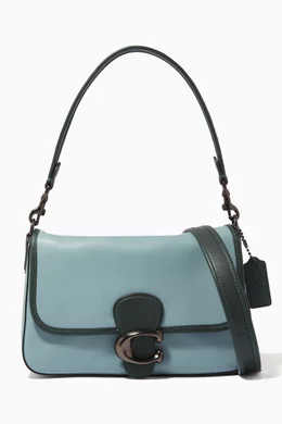 Shop Coach Multicolor Soft Tabby Shoulder Bag in Colour-block Leather for  WOMEN | Ounass Saudi Arabia