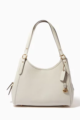 Shop Coach White Lori Shoulder Bag in Pebble Leather for WOMEN | Ounass  Saudi Arabia