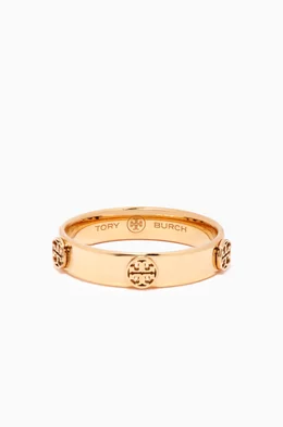 Shop Tory Burch Gold Miller Stud Ring in 18kt Gold-plated Brass for WOMEN |  Ounass Saudi Arabia