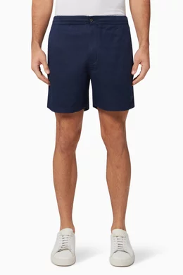 Shop Polo Ralph Lauren Blue Shorts in Linen Tencel Blend for MEN | Ounass  Saudi Arabia