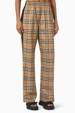 burberry vintage check pants