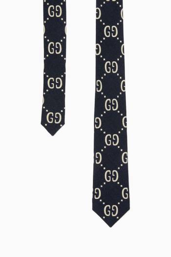 hover state of GG Wool Silk Tie    