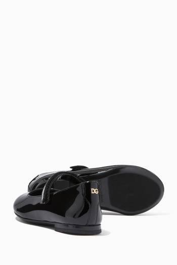 hover state of Vernice Leather Ballet Flats  