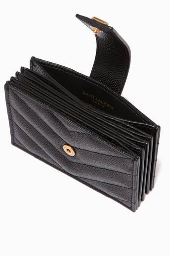 hover state of Cassandre Business Card Case in Matelassé Leather    