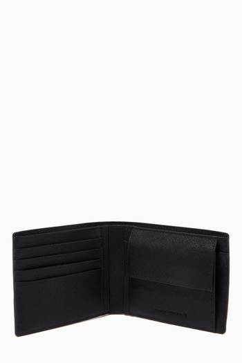 hover state of EA Stamp BiFold Wallet in Eco Leather