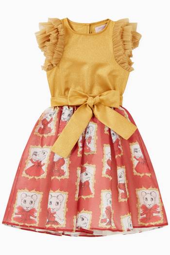 hover state of Claris the Mouse Printed Skirt  