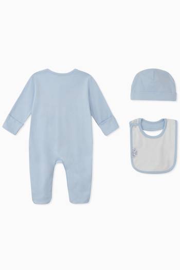 hover state of 3-piece Jersey Gift Set with DG Laurel Patch   