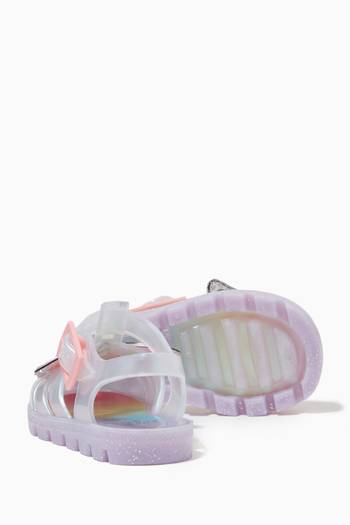 hover state of Unicorn Jelly Sandals 