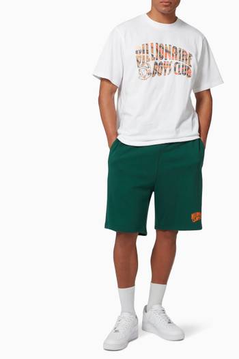 hover state of Small Arch Logo Cotton Shorts    