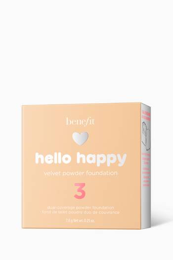 hover state of Hello Happy Velvet Powder Foundation 03, 7g  