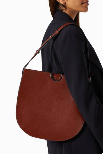 hover state of Lisa Large Hobo Bag in Palmellato Leather