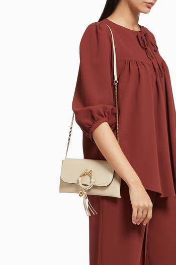 hover state of Joan Evening Bag in Grained Calf Leather