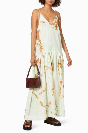 hover state of Drop Waist Maxi Dress in Cotton  