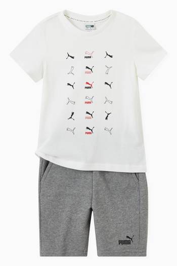 hover state of ESS Sweat Shorts in Cotton Jersey    