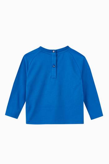 hover state of Thomas Bear Long-sleeve Top in Cotton  