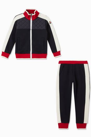 hover state of Colour Blocked Tracksuit in Jersey 