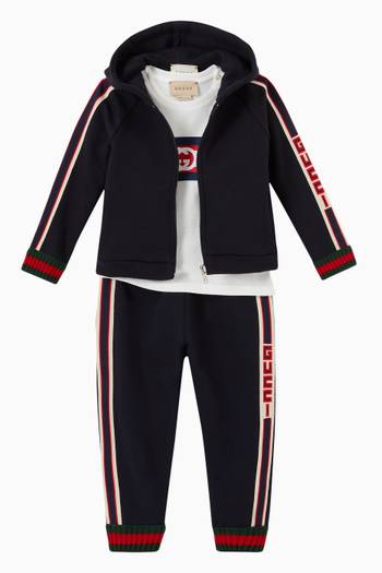 hover state of Gucci Stripe Baby Sweatshirt in Cotton   