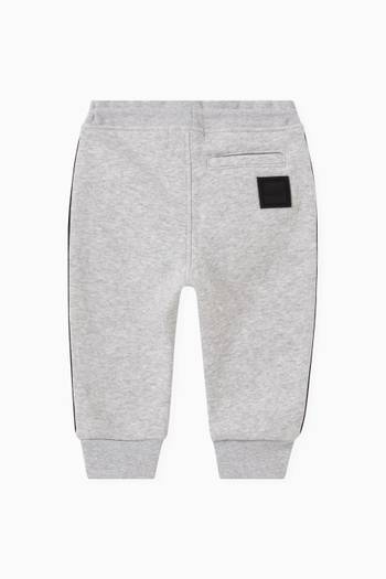 hover state of Logo Tape Sweatpants in Brushed Fleece 