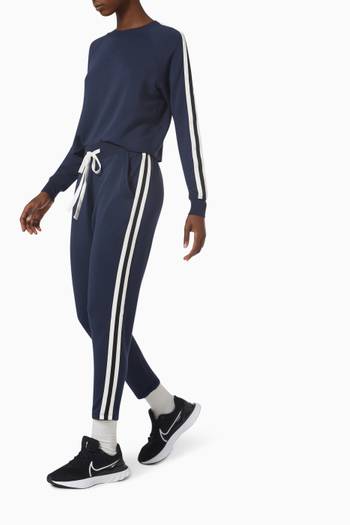hover state of Reena Stripes Sweatpants in Fleece
