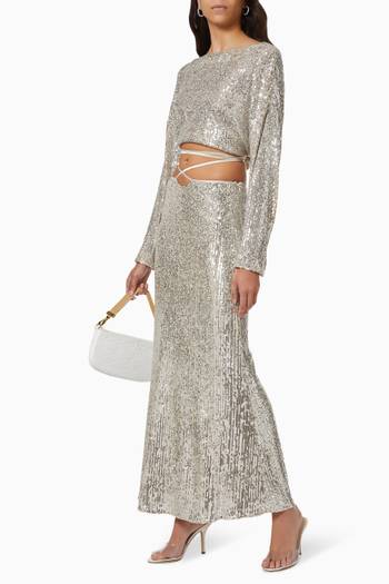 hover state of Boyd Skirt in Sequin Embellished Tulle   