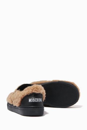 hover state of Teddy Bear Sneakers in Sheepskin   