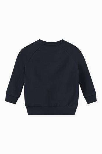 hover state of Unicorn Print Sweatshirt in Organic Cotton 