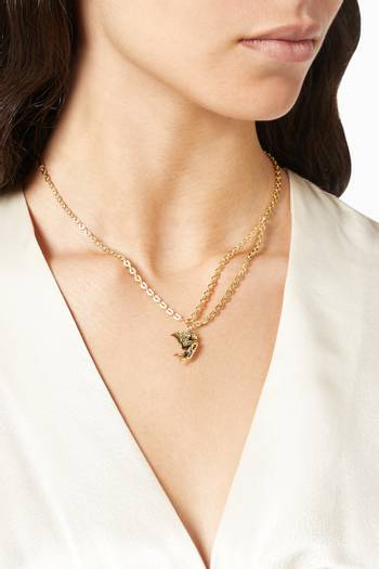 hover state of Arcadia Necklace in 14kt Gold Vermeil
