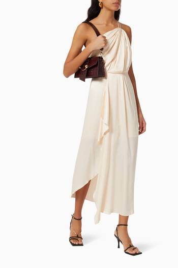 hover state of Athena Dress in Crepe 