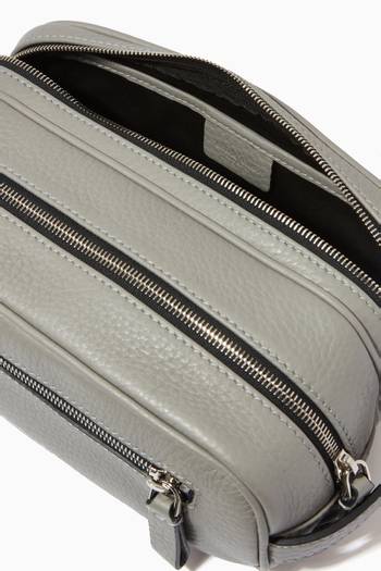 hover state of GA Exclusive Capsule Collection Beauty Bag in Grained Leather   