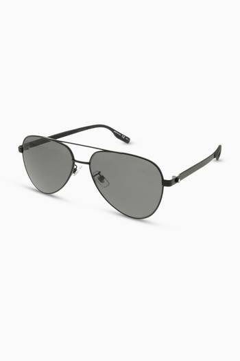 hover state of Aviator Sunglasses in Metal   
