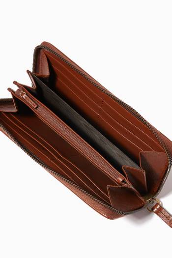 hover state of GG Marmont Zip-Around Wallet in Leather