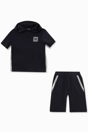 hover state of Eagle Tape Tracksuit Set in Cotton