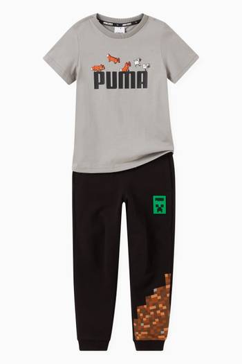 hover state of Minecraft Graphic T-Shirt in Cotton  