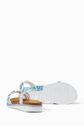 hover state of Daisy Sandals in Faux Leather 