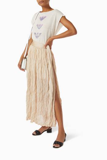 hover state of Long Skirt in Viscose    