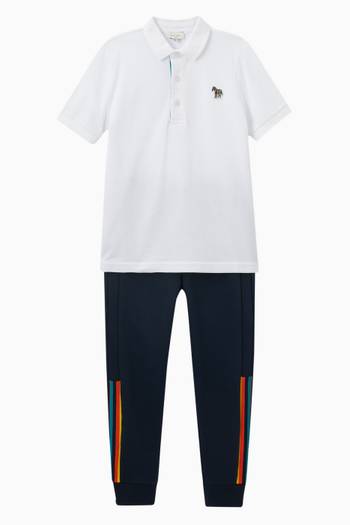 hover state of Striped Sweatpants in Cotton   