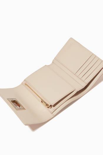 hover state of Furla 1927 Compact Wallet in Grainy Leather 