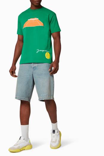 hover state of Le T-shirt Tennis in Cotton Jersey   