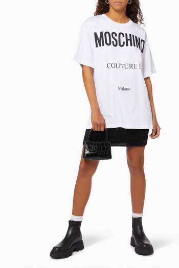 hover state of Couture Logo T-shirt in Cotton