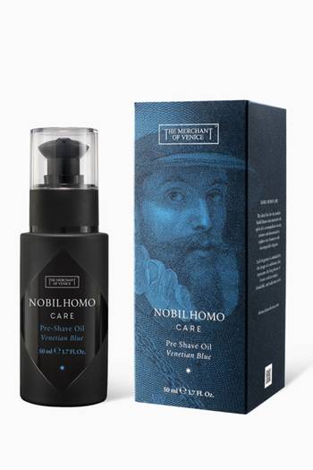 hover state of Venetian Blue Pre-Shave Oil, 50ml 
