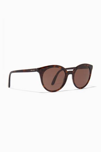 hover state of Cat-eye Frame Sunglasses in Acetate   