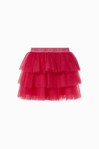 hover state of Logomania Tutu Skirt in Tulle   