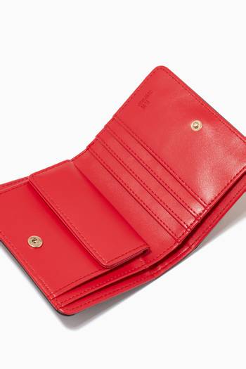 hover state of Small Wallet in  Textured Faux Leather     