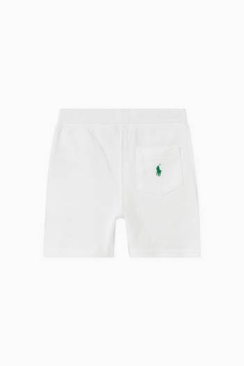 hover state of Logo Track Shorts in Cotton 