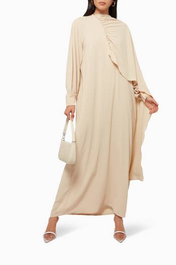 hover state of Pleated Abaya  