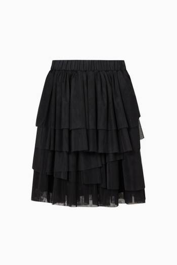 hover state of Layered Skirt in Tulle  