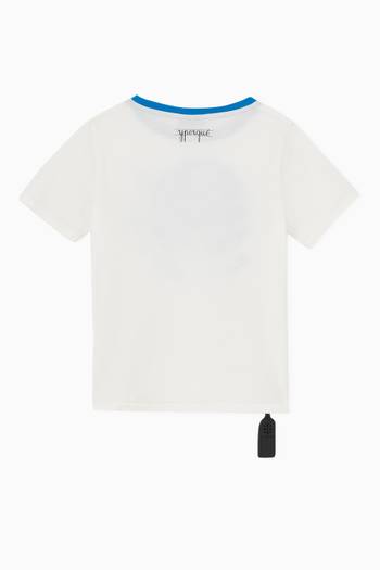 hover state of Tennis Sound T-shirt in Cotton 