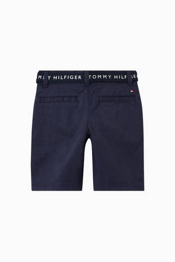 hover state of Essential Belted Chino Shorts in Organic Cotton  