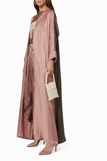 hover state of Two Colour Balloon Abaya 
