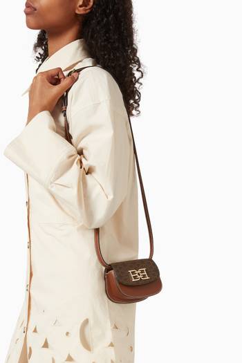 hover state of Baily Mini Shoulder Bag in Leather